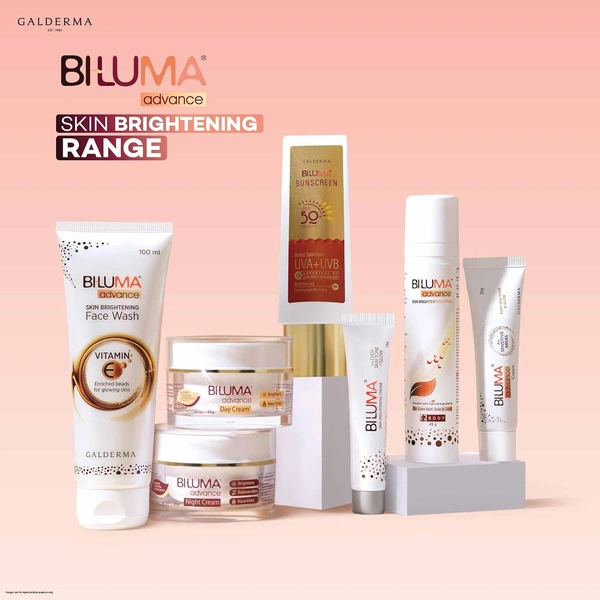 Galderma Biluma Advance Skin Brightening Lotion 45gm | Natural Ingredients Blend for Even Tone & Glow | Fades Dark Spots & Pigmentation on Face & Body | Lightweight & Moisturizing