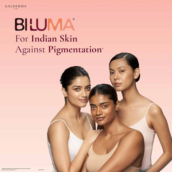 Galderma Biluma Advance Skin Brightening Lotion 45gm | Natural Ingredients Blend for Even Tone & Glow | Fades Dark Spots & Pigmentation on Face & Body | Lightweight & Moisturizing