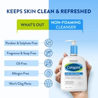 Cetaphil Gentle Skin Cleanser for Dry, Normal Sensitive Skin 1000ml With Niacinamide Hydrating Face Wash | (Note:By Including Additional Weight charge of Product is 49/-)