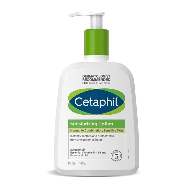 Cetaphil Moisturising Lotion For Face & Body, Normal To Dry Skin, 500ml