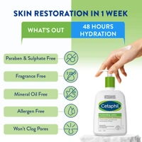 Cetaphil Moisturising Lotion For Face & Body, Normal To Dry Skin, 500ml