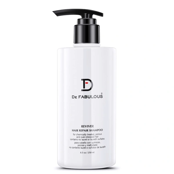 De Fabulous Reviver Hair Repair Shampoo (250ml)| Sulfate-Free, pH Balanced | Repairs Dry & Frizzy Hair | Nourishes, Strengthens & Restores Shine | For All Hair Types