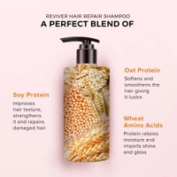 De Fabulous Reviver Hair Repair Shampoo (250ml)| Sulfate-Free, pH Balanced | Repairs Dry & Frizzy Hair | Nourishes, Strengthens & Restores Shine | For All Hair Types