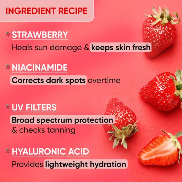 Dot & Key Sand Strawberry Dew Tinted Sunscreen SPF 50+ PA++++ 50ml | Hydrating, Lightweight & Non-Greasy | Evens Skin Tone & Protects from UV Damage