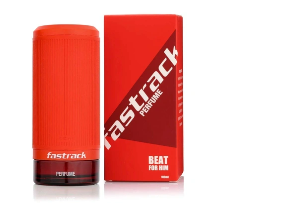 Fastrack Beat Eau de Parfum for Men 100 ml | Bold Spicy Fragrance|Citrus Floral & Woody Notes| Long-Lasting Amber & Musk Base|Perfect for Daily Wear