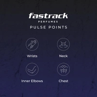 Fastrack Ease Eau de Parfum for Men 100ml | Fresh & Woody Fragrance|Grapefruit | Lavender & Amber | Long-Lasting & Premium Perfume |Casual & Formal Use