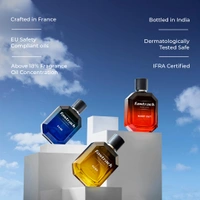 Fastrack Ease Eau de Parfum for Men 100ml | Fresh & Woody Fragrance|Grapefruit | Lavender & Amber | Long-Lasting & Premium Perfume |Casual & Formal Use