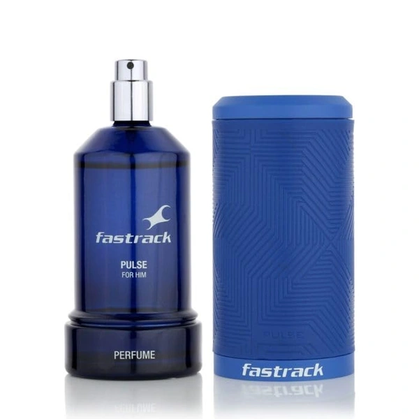 Fastrack Pulse Eau de Parfum for Men 100 ml | Fresh Citrus | Woody Cedar & Patchouli Notes| Long-Lasting Musky Base | Perfect for Daily Wear and All Occasions