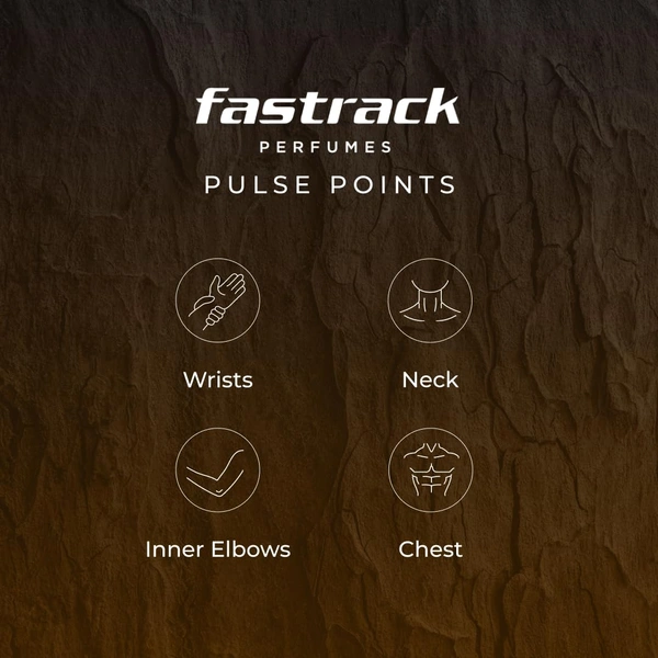 Fastrack Rush Eau de Parfum for Men 100 ml | Energizing | Long-Lasting Fragrance| Notes of Ginger, Pink Pepper, Lavender & Musk | Perfect for Daily & Versatile Wear