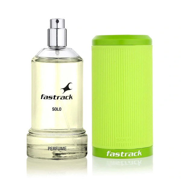 Fastrack Solo Unisex Perfume Spray 100ml| Aromatic & Long-Lasting Fragrance | Refreshing & Versatile Scent |Spicy, Woody & Fruity Notes