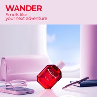 Fastrack Wander Liquid Eau de Parfum for Women 100 ml | Premium Long-Lasting | Oriental Fragrance with Rose, Peach, Jasmine & Amber Notes| Perfect for Daytime Wear | Affordable and Elegant Scent"