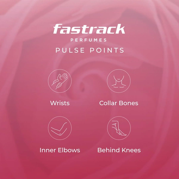 Fastrack Wander Liquid Eau de Parfum for Women 100 ml | Premium Long-Lasting | Oriental Fragrance with Rose, Peach, Jasmine & Amber Notes| Perfect for Daytime Wear | Affordable and Elegant Scent"