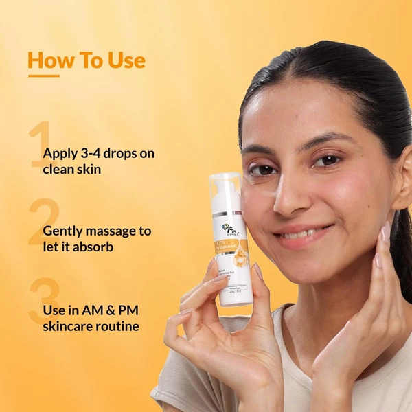 Fixderma 17% VitaminFace Serum 30g for unisex use | Retinol + Niacinamide | Brightening & Anti-Aging Serum for Glowing Skin | Reduces Fine Lines, Pigmentation & Dark Spots