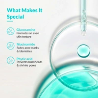 Fixderma 20% Niacinamide Pore Minimizer Serum for Men & Women 30g Face Serum with 2.5% Glucosamine & Hyaluronic Acid | Minimizes Open Pores, Hydrates & Brightens Skin |