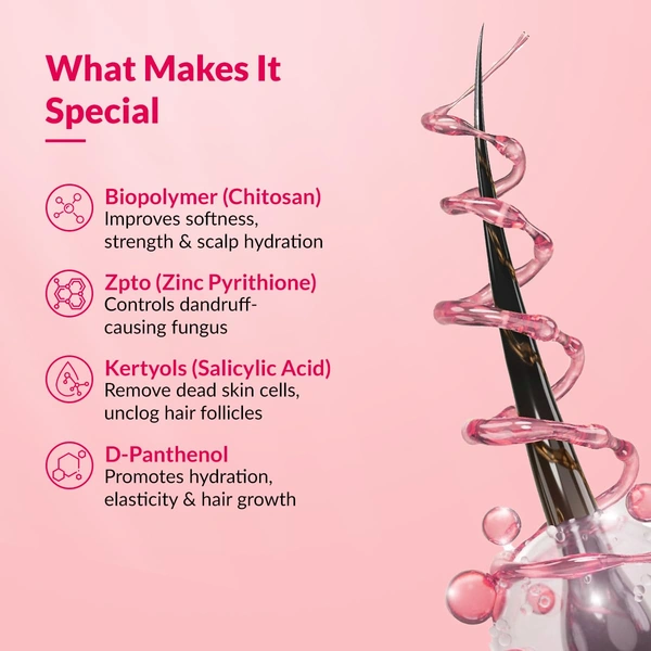 Fixderma Bioteez-S Anti Dandruff Shampoo 75ml | Controls Recurrent Dandruff, Reduces Flaky Scalp, Relieves Itchy & Dry Scalp | Nourishes Hair | Sulphate & Paraben Free