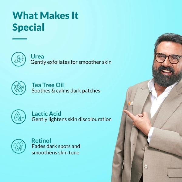 Fixderma Nigrifix Cream for Acanthosis Nigricans 50g | Exfoliating Cream with Lactic Acid & Retinol | Reduces Dark Thick Skin on Neck, Underarms, Knuckles, Elbows & More