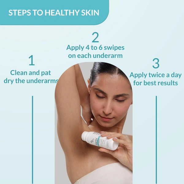 Fixderma Nigrifix Underarm Roll On 60ml with 6% AHA, Lactic Acid, 1% Mandelic Acid & Kojic Acid | Brightens, Exfoliates & Smoothens Dark UnderarmsFor All Skin Types