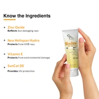 Fixderma Shadow SPF 50 + Gel PA+++ | Ultimate Sun Protection for Oily Skin | Suitable for Acne Prone & Sensitive Skin | UVA & UVB Protection | Sunscreen For Bothe Men & Women | All-Day Protection | Lightweight, Oil-Free Formula | 75g