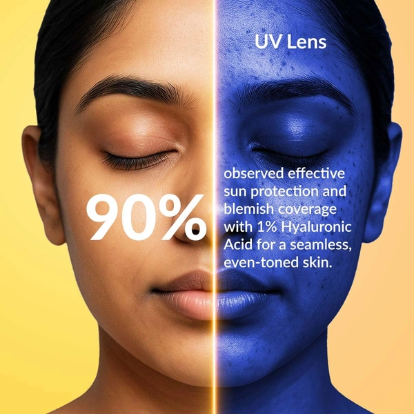 Fixderma Shadow Tinted Sunscreen 30gm Tan SPF 50 PA+++ with 1% Hyaluronic Acid & Vitamin E | Brightening Tinted Sunscreen | Lightweight | No White Cast | UVA/UVB Protection