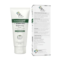 Fixderma Tomaglow Brightening Face Cream For 50g Men & Women with White Tomato Extract, Excutin 4MSK, 2% Alpha Arbutin & 4% Niacinamide | Lightens Dark Spots & Illuminates Skin