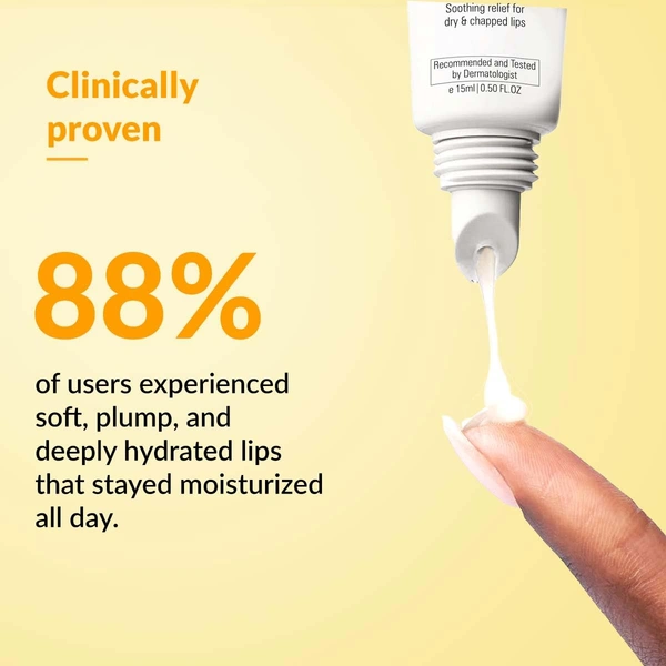 Fixderma Vitamin C & E Lip Balm 15ml for Men & Women | Pigmented & Dry Lips | Softening, Deep Hydration & Nourishment | Brightens Dark Lips & Evens Lip Tone