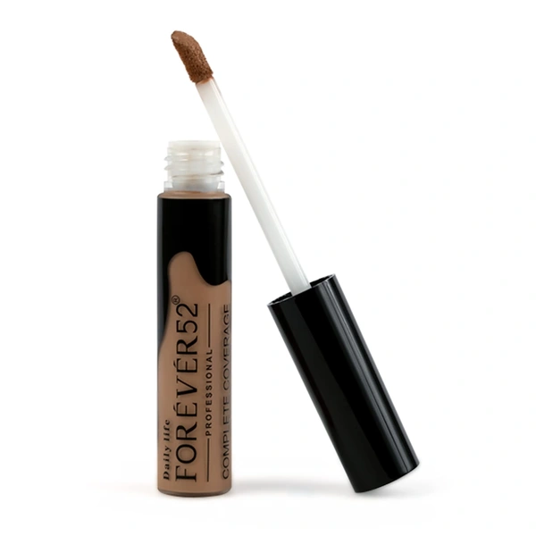 Forever 52 Complete Coverage Concealer | Perfect for Dark Circles | Full Coverage & Hydration | Perfect for Deep Skin Tones | Long-lasting | Natural Finish | Flawless Skin | Lightweight Formula | Caramel- 005