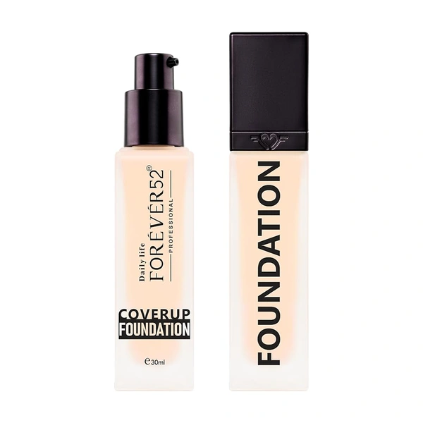 Forever52 Forever 52 Daily Life Coverup Foundation | Natural Matte Finish | For Fair Skin | Full Coverage Foundation | Long Lasting | (Milk Shake -10.1 , 30ml )