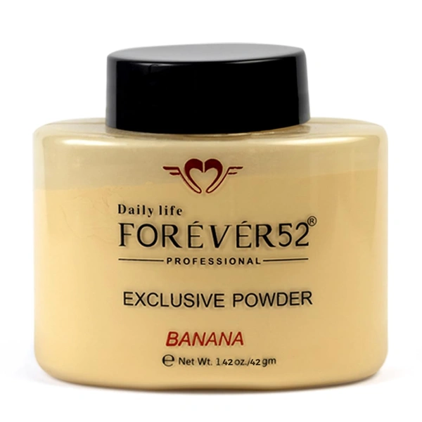 Forever52 Forever 52 Daily Life Exclusive Banana Powder - FBE004 | Brightening Setting Powder for Flawless Skin | Long-lasting | Matte Finish Look | Oil Control | 42g