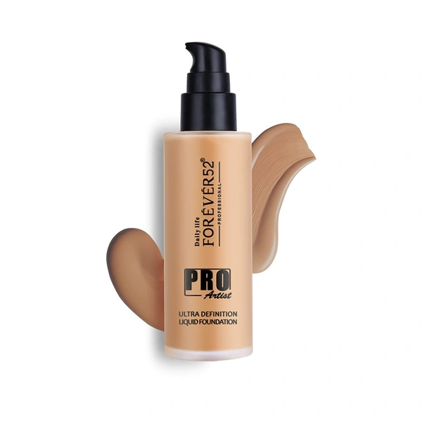 Forever 52 Daily Life Pro Artist Ultra Definition Liquid Foundation , 60ml | Full Coverage | Lightweight | Long-Lasting | Sweatproof | Matte & Poreless | Brownie-12