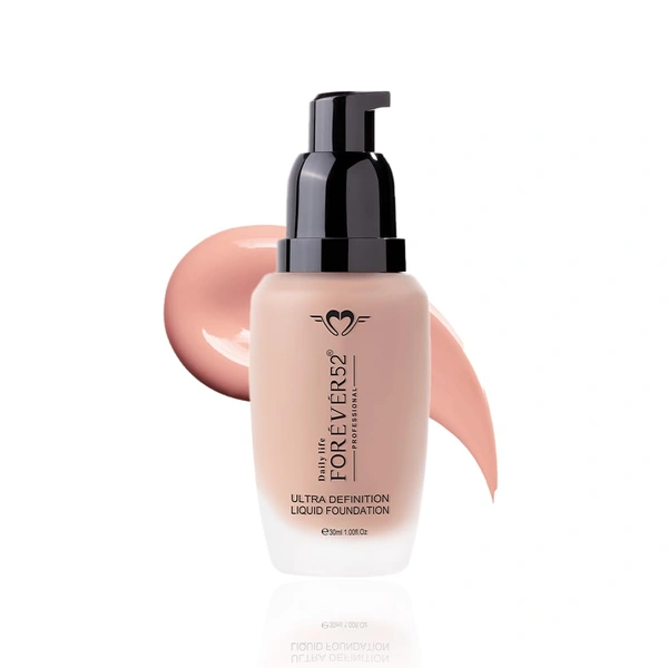 Forever52 Forever 52 Daily Life Ultra Definition Liquid Foundation Milk Cake-05 , 30ml | High Coverage, Long-Lasting Finish | Weightless Creamy Foundation | Fair Shade |