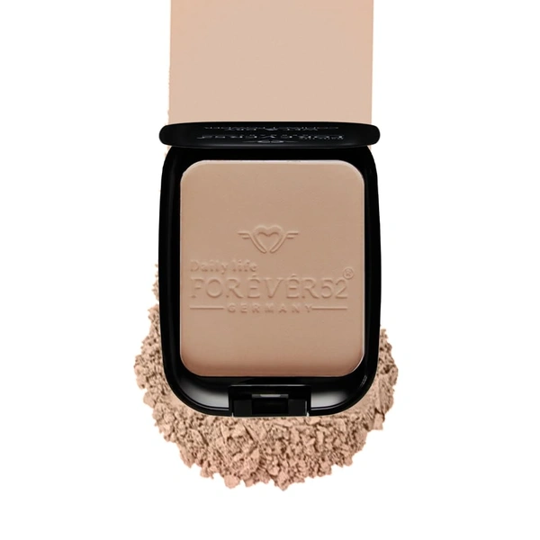 Forever52 Forever 52 Daily Life Wet & Dry Compact Powder | Dual Coverage | Matte Finish | Lightweight | Long Lasting | 2 in 1 Foundation & Setting Powder | Flawless Coverage ( Sand-005, 12g)