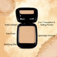 Forever52 Forever 52 Daily Life Wet & Dry Compact Powder | Dual Coverage | Matte Finish | Lightweight | Long Lasting | 2 in 1 Foundation & Setting Powder | (Honey-004, 12g)