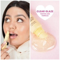 Foxtale Brightening SPF30 Lip Balm - 12g | with Peptides, Vitamin C & Hyaluronic Acid | Reduces Pigmentation | Brightens Lips | Prevents Chapped Lips |Protects with SPF 30 | Smooth & Soft Lips | Shade - Clear Glaze