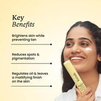 Foxtale Niacinamide Matte Sunscreen-50ml | SPF 70+ PA++++ | Prevents Tanning | Brighten Skin | Non Greasy | Reduce Spots & Pigmentation | UVB/UVA Protection | Normal To Oily Skin