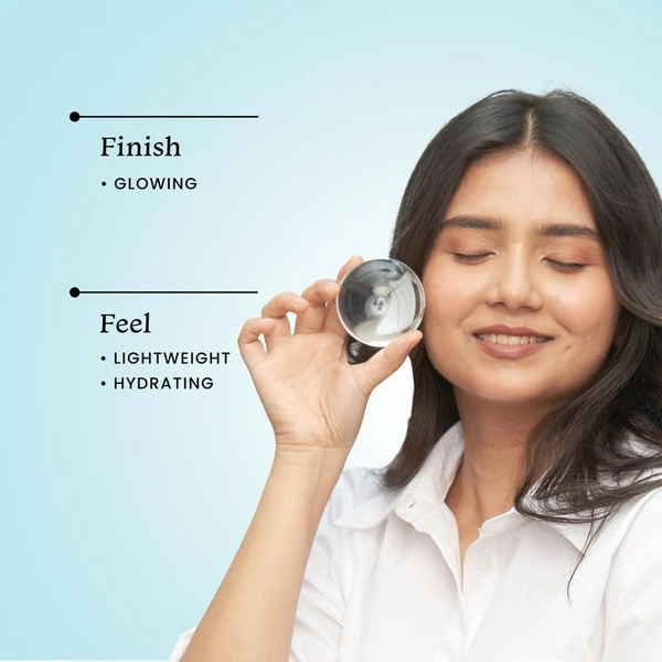 Foxtale Oil-Free Moisturizer for Face - 100g | Hyaluronic Acid, Niacinamide, Marine Algae | Boosts Hydration & Prevent Spots | Calm & Soothes Acne | Non-Greasy | Acne-Prone | Normal to Oily Skin