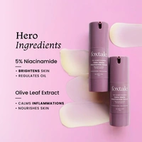 Foxtale Satin-Matte Niacinamide Face Serum - 30ml | 5% Niacinamide + Olive Leaf Extract | Reduce Dark Spots | Oil Control Serum | Pore-Tightening | Lightweight & Non-sticky | Normal To Oily Skin