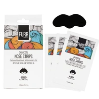Furr by pee safe FURR by Pee Safe Blackhead Remover Bamboo Charcoal Nose Strips - Pack of 6 | With Aloe Vera & Tea Tree Oil | Deep Cleansing Pore Strips for Blackheads, Whiteheads, Dirt & Oil Removal