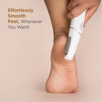 Peesafe FURR Rechargeable Callus Remover for Feet | Dead Skin Foot Scrubber with 2 Speed Modes & 2 Roller Heads | 1 Hour Battery | Water Resistant | 1 Year Warranty | Smooth Feet