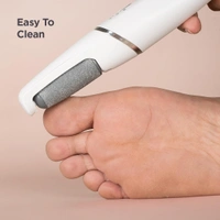 Peesafe FURR Rechargeable Callus Remover for Feet | Dead Skin Foot Scrubber with 2 Speed Modes & 2 Roller Heads | 1 Hour Battery | Water Resistant | 1 Year Warranty | Smooth Feet