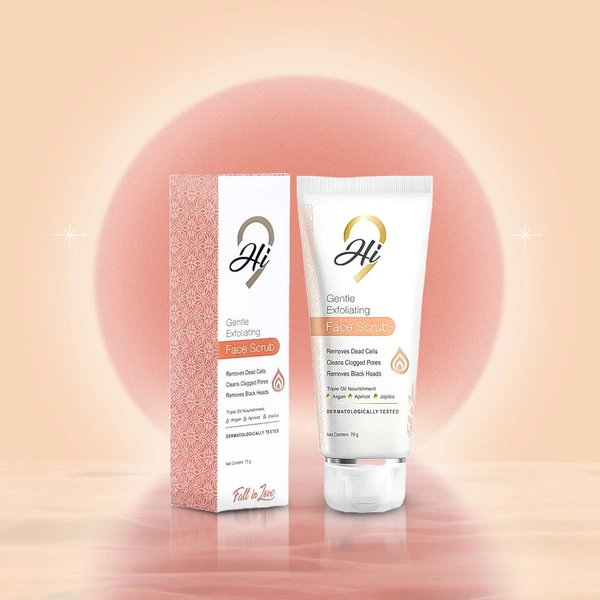 Hi9 Gentle Exfoliating Face Scrub 75g - Smooth, Renew & Revitalize Your Skin Gently