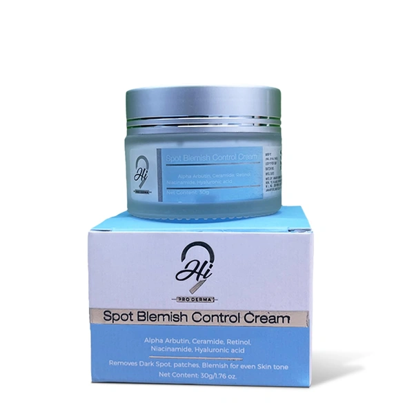 Hi9 Pro Derma Spot & Blemish Control Cream 30g | Dark Spot Removal, Acne Scar & Hyperpigmentation Treatment | Skin Brightening & Blemish Control Cream for All Skin Types