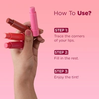 Hilary Rhoda Colour Splash Lip Balm (Strawberry) 3g with SPF-15 | Nourishing Lip Care with Sun Protection| Strawberry Flavor | Vitamin E & Cocoa Butter for Soft Lips.