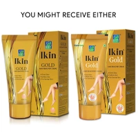 lkin Ikin Gold Hair Remover Cream Combo Pack (2 x 60g) for Normal Skin - Bikini Hair Removal Cream for Women & Girls