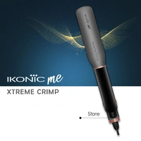 Ikonic Me Xtreme Crimp Hair Crimper for Women | Extra Long & Wide Ceramic Plates | Digital Temperature Display, 360� Swivel Cord | Salon Style Crimping
