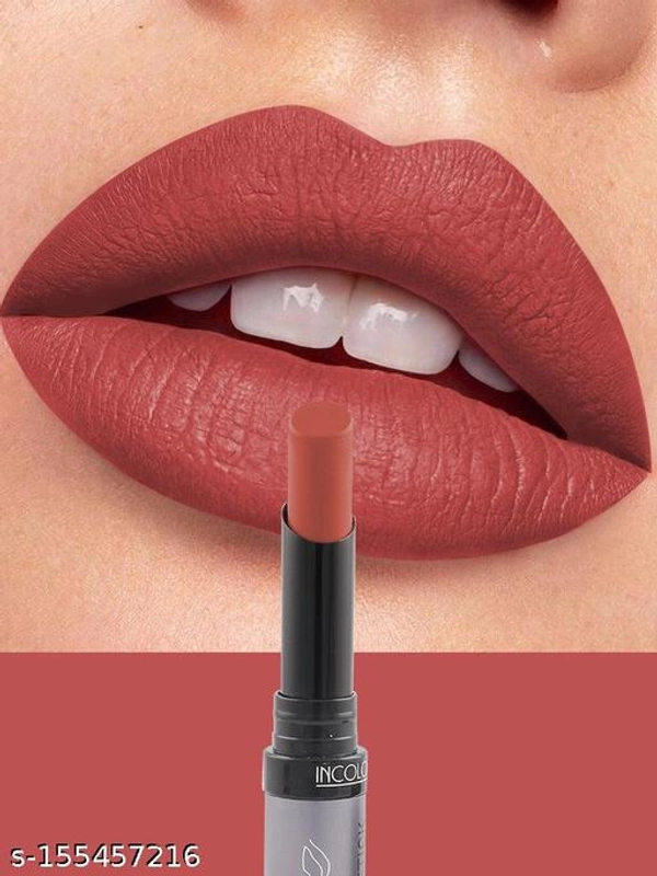 Incolor Lipfinity Non-Transfer Lipstick Shade 06 | Intense Matte Finish | Long-Lasting & Smudge-Proof Formula | Lightweight Texture & Hydrating | Travel-Friendly Size