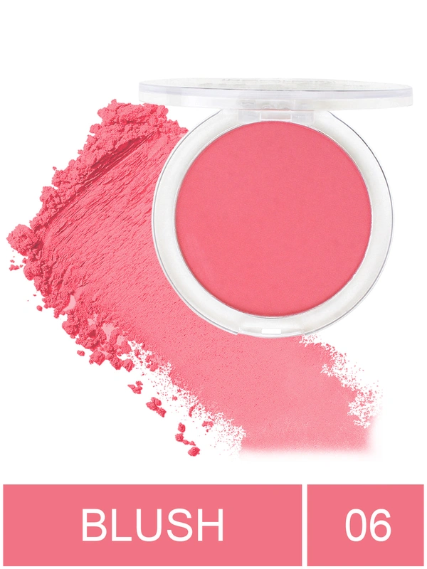 Incolor Long Lasting Matt Touch Blusher 5g Shade 06 | Smooth Matte Cheek Blush Powder, Lightweight Texture, Blendable & Buildable Color for Long-Lasting Finish