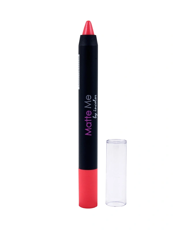 Incolor Matte Me Crayon Pencil Lipstick 05 Interview | Creamy Matte Finish & High Pigmentation | Long-Lasting Wear & Precise Crayon Design | Lightweight Formula for Daily Elegance