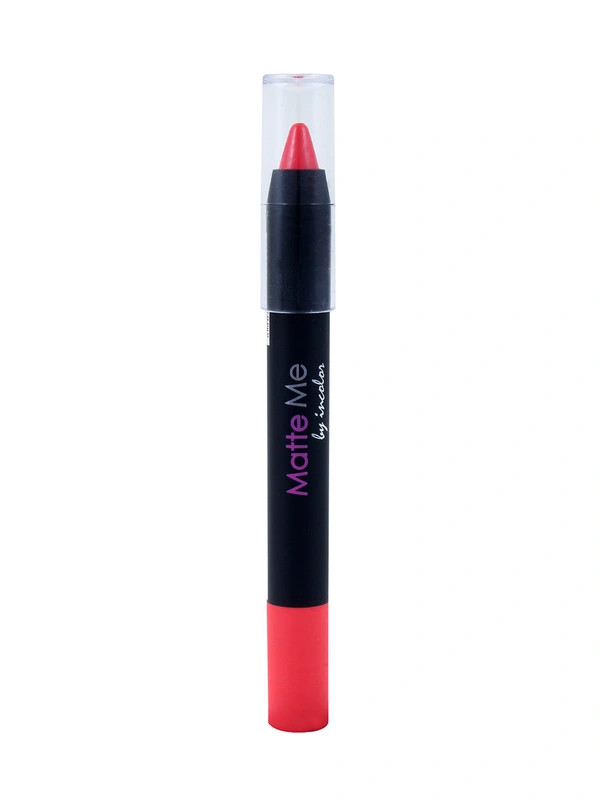 Incolor Matte Me Crayon Pencil Lipstick 05 Interview | Creamy Matte Finish & High Pigmentation | Long-Lasting Wear & Precise Crayon Design | Lightweight Formula for Daily Elegance