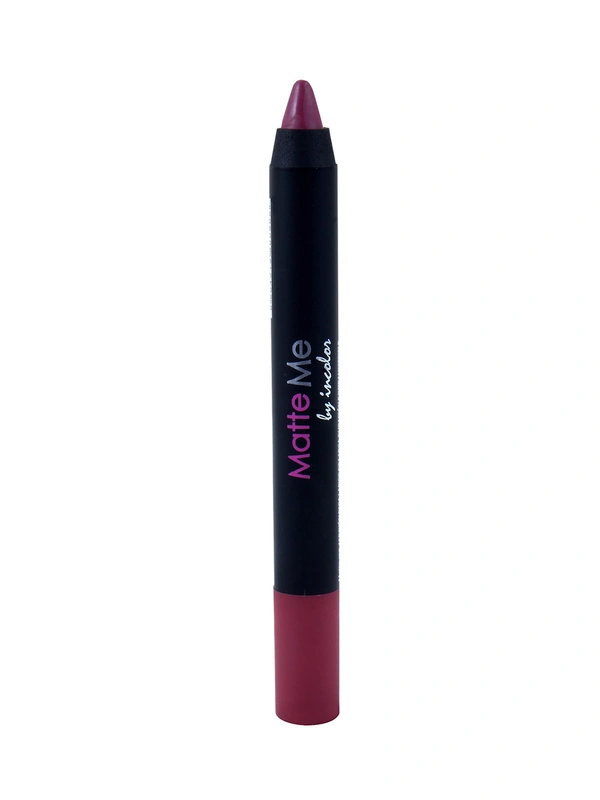 Incolor Matte Me Crayon Pencil Lipstick 09 Pool Party| Vibrant Matte Finish & Creamy Texture | Long-Lasting Wear & Precise Crayon Design | Lightweight Formula for All-Day Comfort