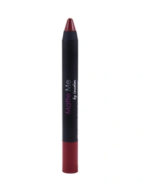 Incolor Matte Me Crayon Pencil Lipstick 18 Dark Era | Deep Matte Finish & Creamy Texture | Long-Lasting Wear & Precise Crayon Design | Lightweight Formula for All-Day Comfort